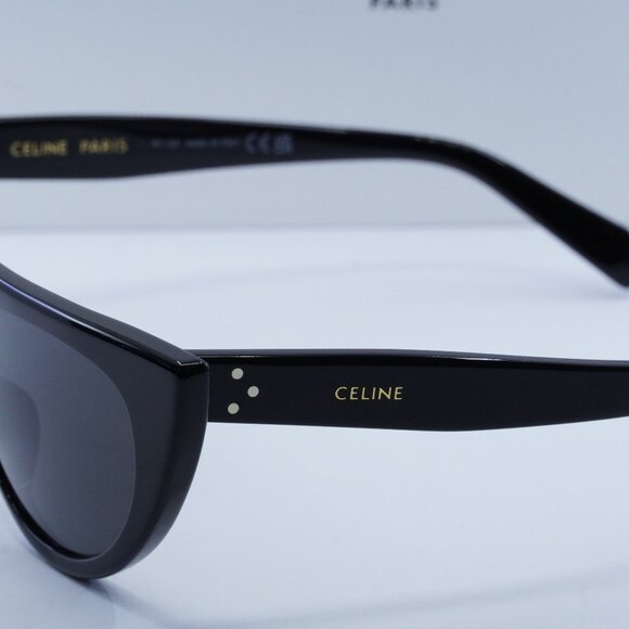 FINAL PRICE NEW CELINE CL40228I 01A BLACK GREY SUNGLASSES - Picture 4 of 10